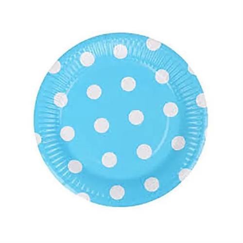 Safepac Paper Plates With Polka Dots Assorted Colours 10 Pcs 7