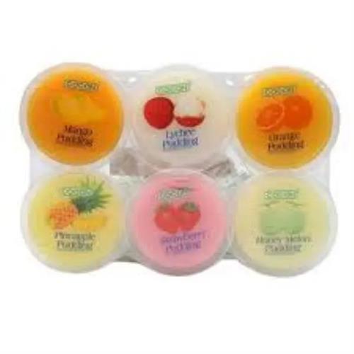 Cocon Pudding Assorted 6 Cups 480G