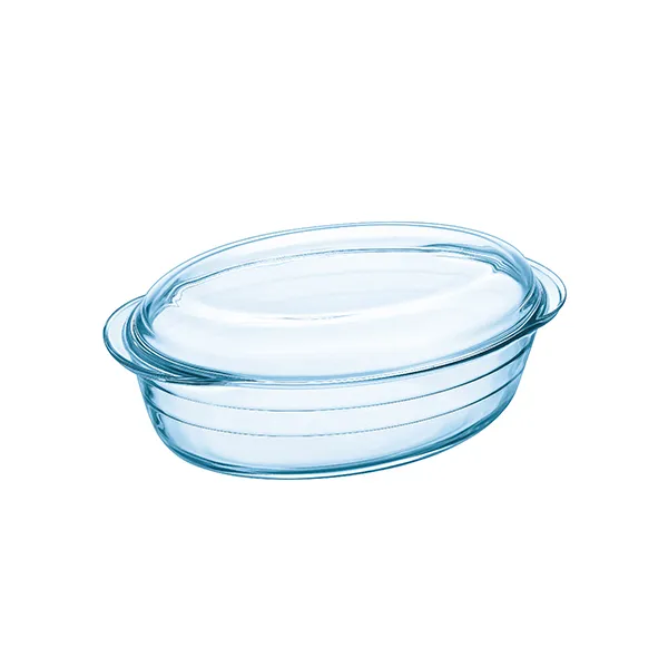 Ocuisine Oval Casserole With Glass Lid 3L