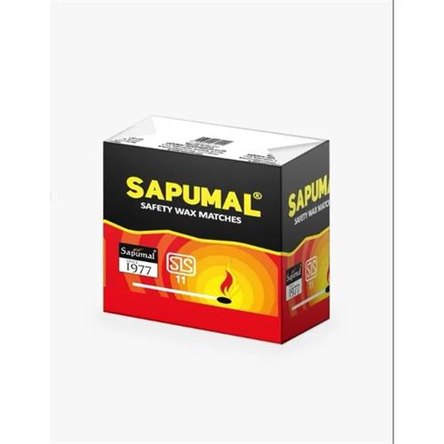 SAPUMAL WAX MATCH BOXES 12 PACK