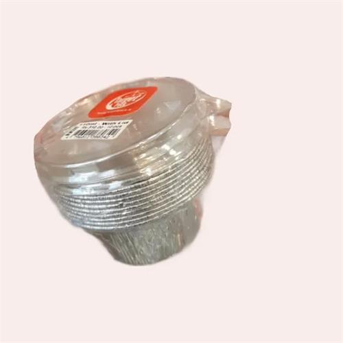 Target Pack Round Foil Cup Transe Lid 110Ml 10Pcs