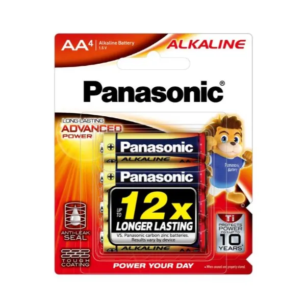 Panasonic Batteries-Lr6T/4B-Aa