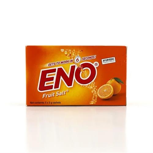 Eno Fruit Salt Orange Flavourantacid Powder 5*5G