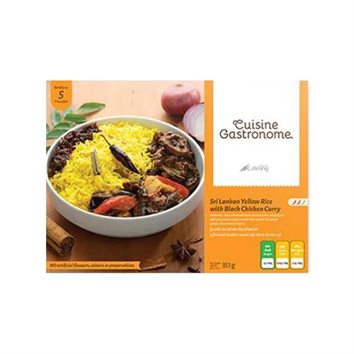 Cuisine Gastronome Special Yellow Rice With Black Chicken Curry 351G