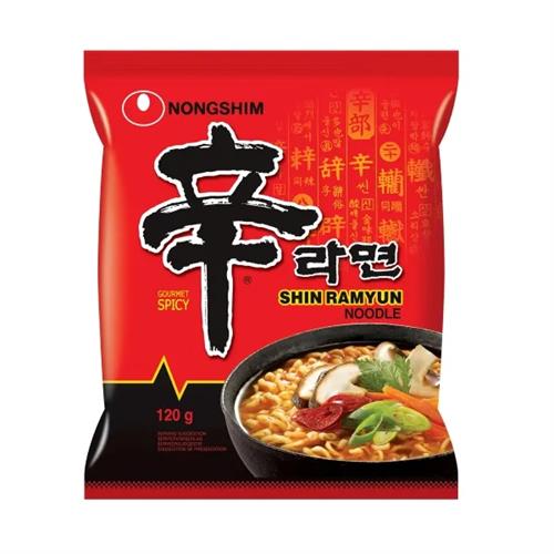 Nongshim Red Super Spicy Ramen Noodles 120G