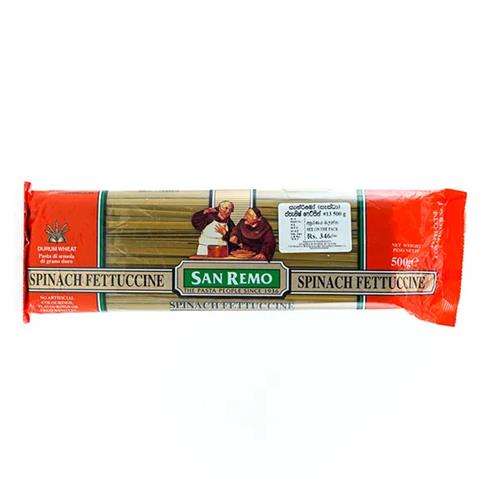San Remo Pasta Fettucine Spinach No.13 500G