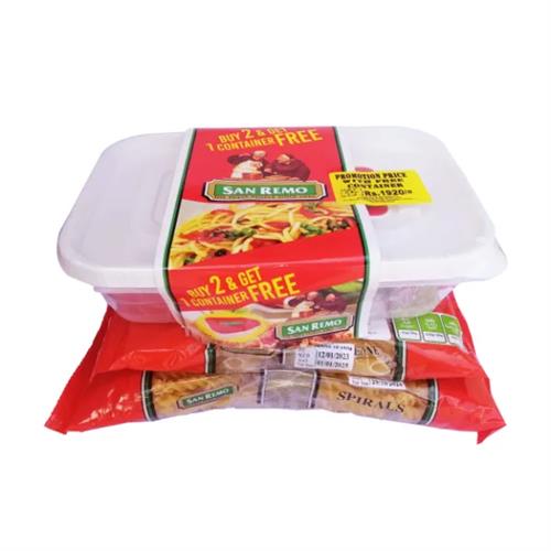 San Remo Pasta Spiral 500G & Penne 250G