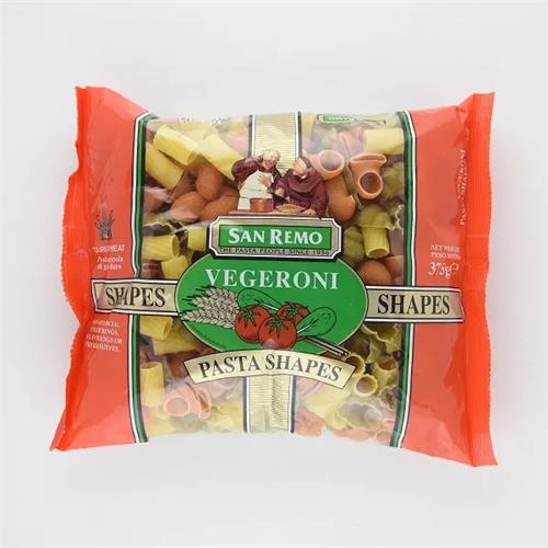 San Remo Pasta Vegeroni Pasta Shapes No.120 375G