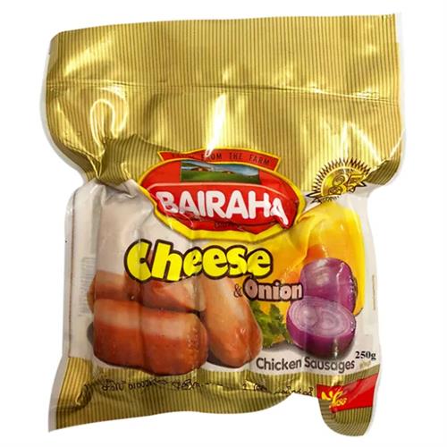 Bairaha Cheese And Onion Sausages 250G