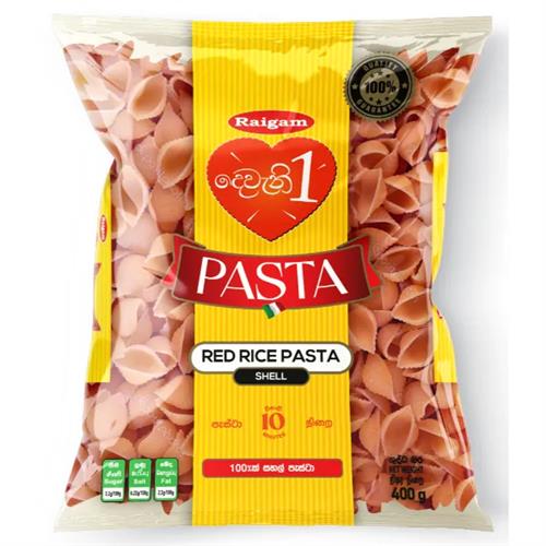 Raigam Deveni 1 Red Rice Pasta Shell 400G