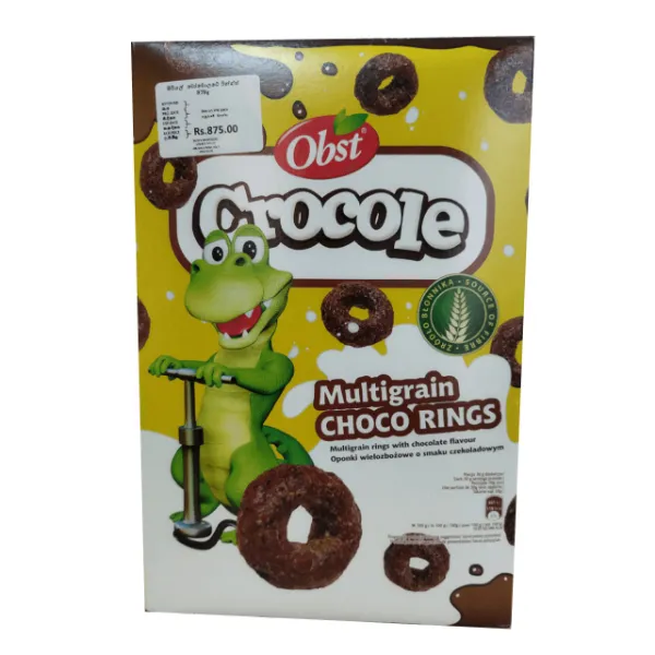 Obst Crocole Multigrain Choco Rings 375G