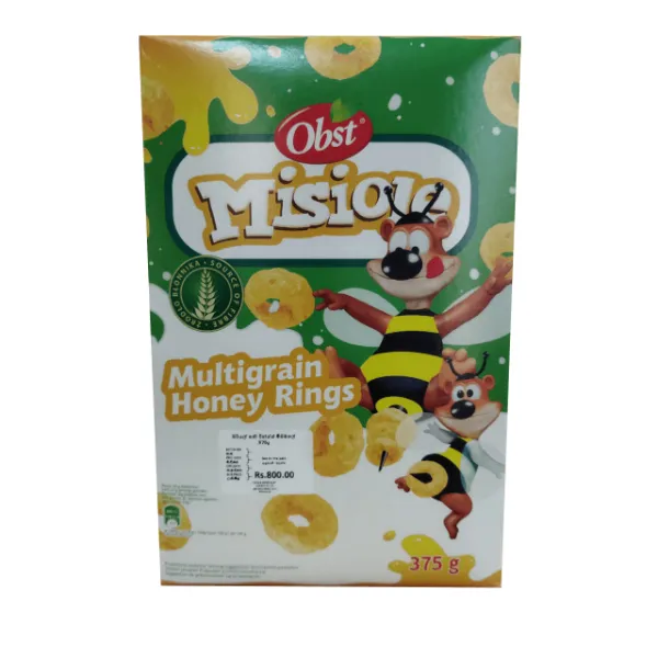 Obst Misiole Multigrain Honey Rings 375G