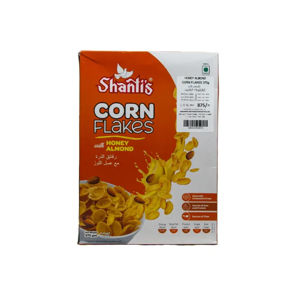 Shanti'S Honey Almond Corn Flakes 375G