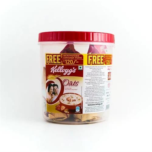 Kelloggs Rolled Oats 450X2 Free Jar