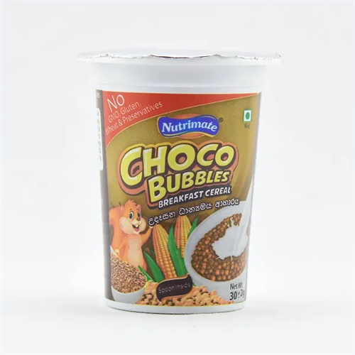 Nutrimate Chocobubbles Cereal Cup 30G