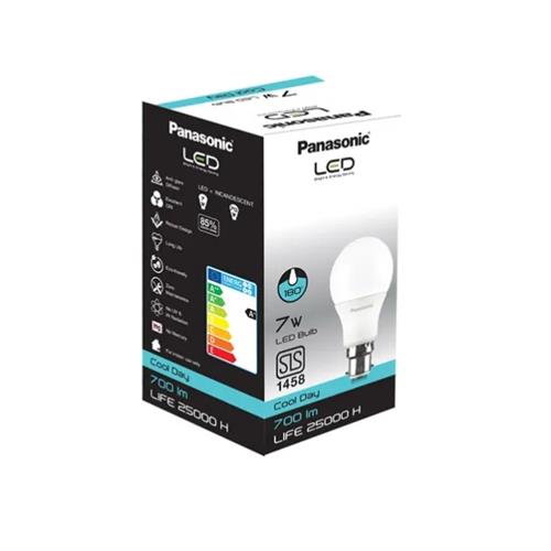 Panasonic Led Bulb 7W Cool Day Pin 22