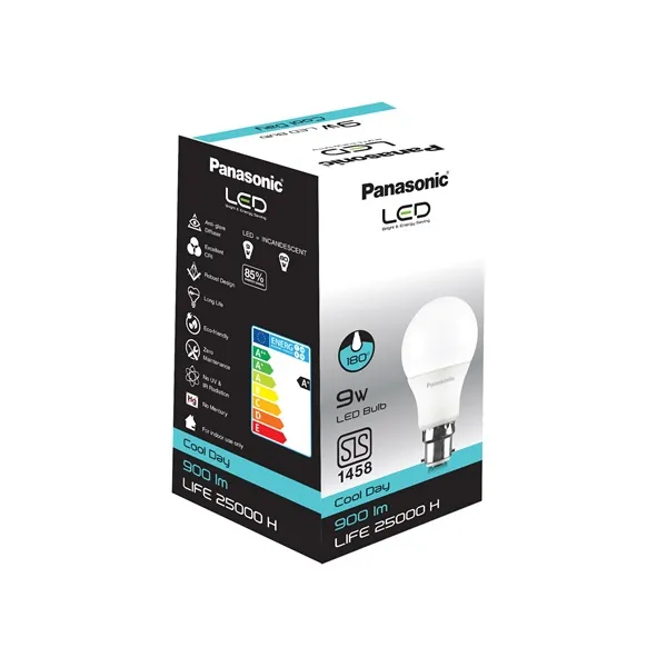 Panasonic Led Bulb 9W Cool Day Pin 22