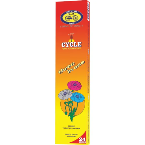 Cycle 3 In 1 Incense Sticks 24 Sticks