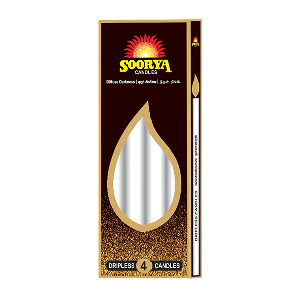 Soorya Candles Large 4Pcs