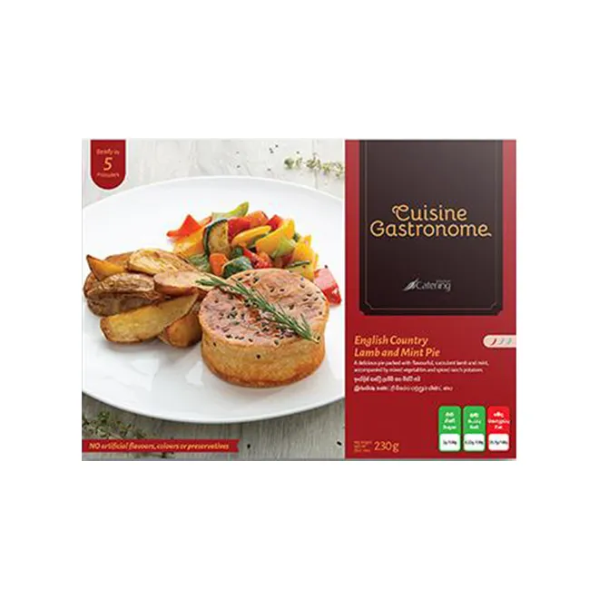 Cuisine Gastronome English Country Lamb And Mint Pie 230G