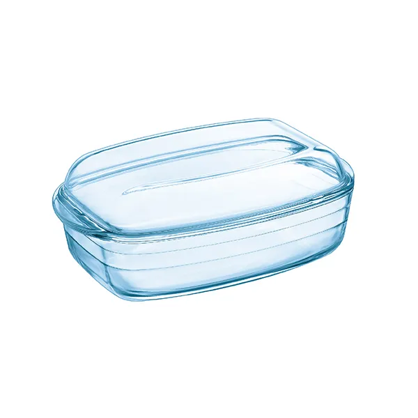 Ocuisine Rectangular Casserole With Glass Lid 3L