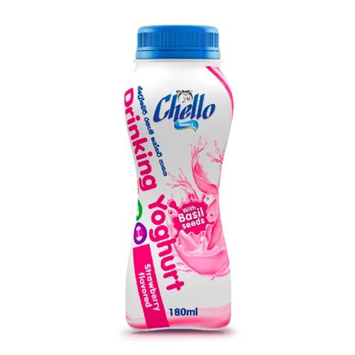 Chello Strawberry Drinking Yoghurt 180Ml