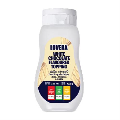 Lovera White Chocolate Flavoured Topping 325 Ml