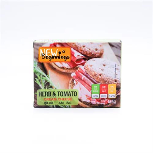 New Beginnings Herb & Tomato Cream Cheese 125G