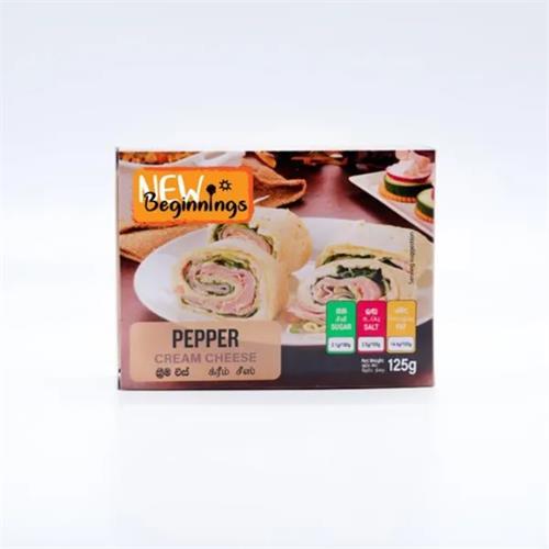 New Beginnings Pepper Cream Cheese 125G