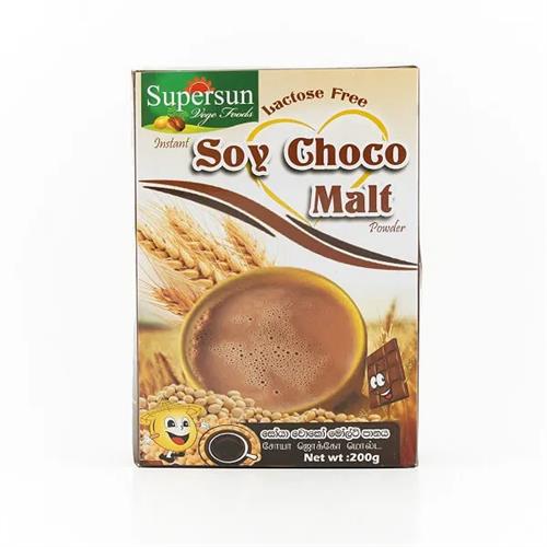 Sooper Vegan Choco Malt Soy Milk Powder 200G