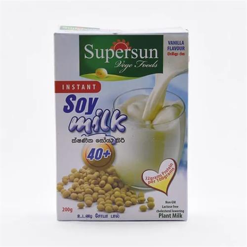 Sooper Vegan Vanilla Flavoured Soy Milk Powder 200G