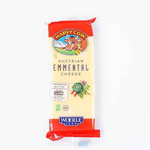 Happy Cow Cheese Emmenthal Block 250G
