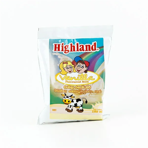 Highland Milk Vanilla U H T 180Ml
