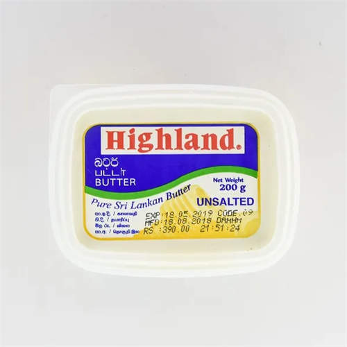 Highland Unsalted Butter 200G