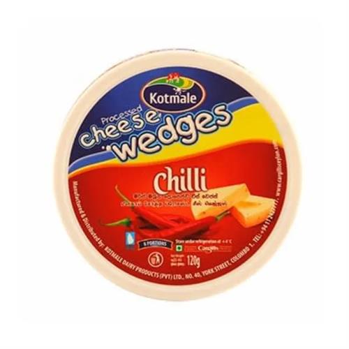 Kotmale Cheese Wedges Chilli 120G