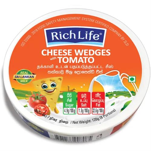 Richlife Cheese Wedges Tomato 120G