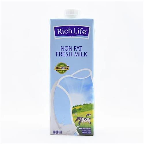 Richlife Milk Non Fat Uht 1L