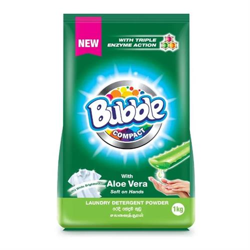 Bubble Aloe Vera Detergent Powder 1Kg