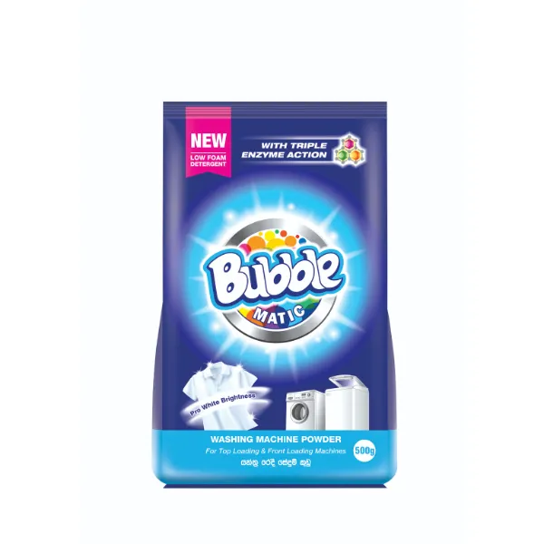 Bubble Compact Detergent Powder 500G