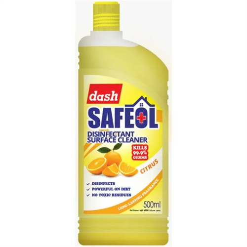 Dash Safeol Disinfectant Citrus 500Ml