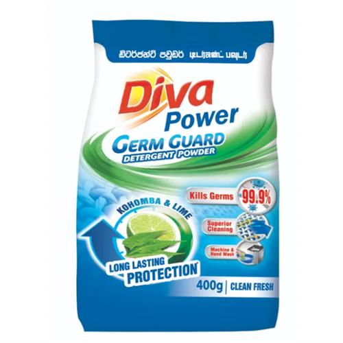 Diva Germ Guard Detergent Powder 400G