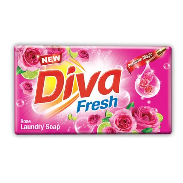 Diva Rose Detergent Soap 115G