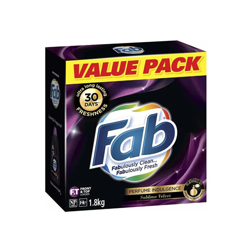 Fab Detergent Powder Sublime Velvet 1.8Kg