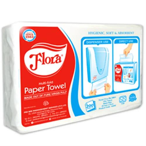 Flora Hand Towel Multi Fold 200S