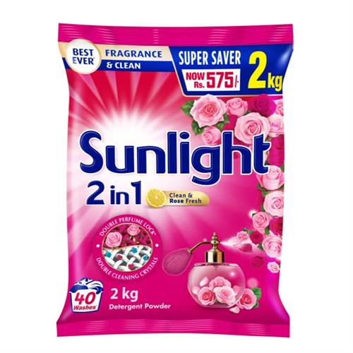 Sunlight Lemon & Rose Washing Powder 2Kg