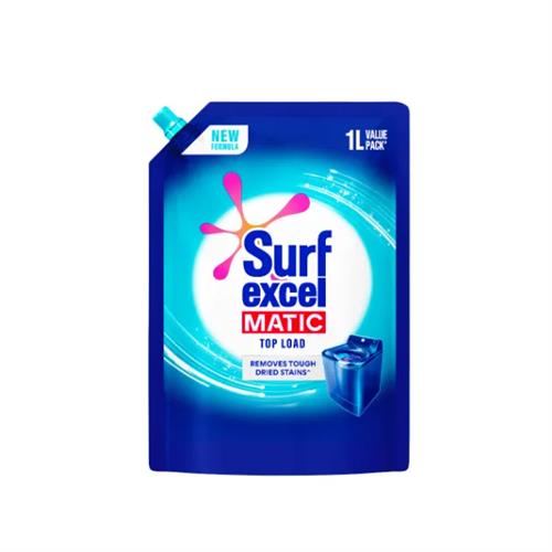 Surf Excel Matic Top Load Laundry Liquid Pouch 1L