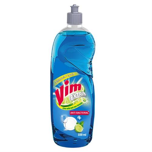 Vim Dishwash Liquid Anti Bacterial 500Ml