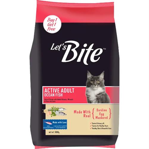 Lets Bite Adult Cat Food 400G