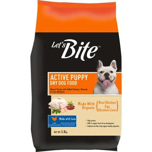 Lets Bite Puppy Dog Food 1.2Kg