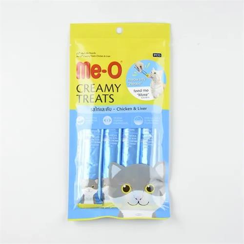 Me-O Chicken & Liver Flavour Creamy Treats 60G